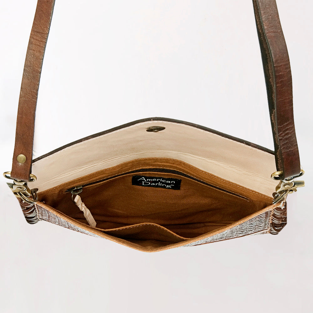 American Darling Envelope Hand Tooled Genuine Leather