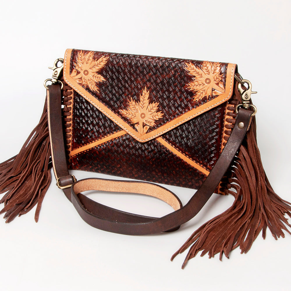 American Darling Envelope Hand Tooled Genuine Leather