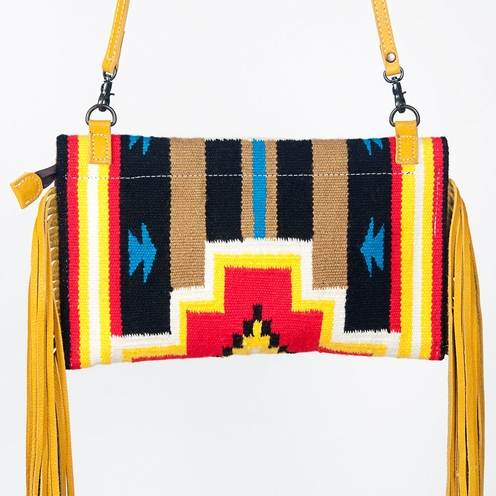 American Darling Hand Tooled Saddle Blanket Genuine Leather