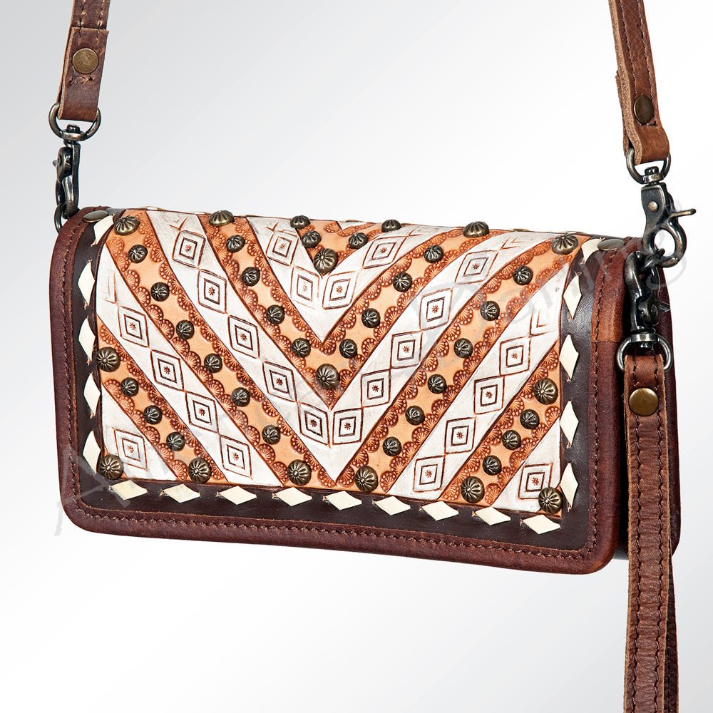 American Darling Hand-Tooled Genuine Leather Wallet