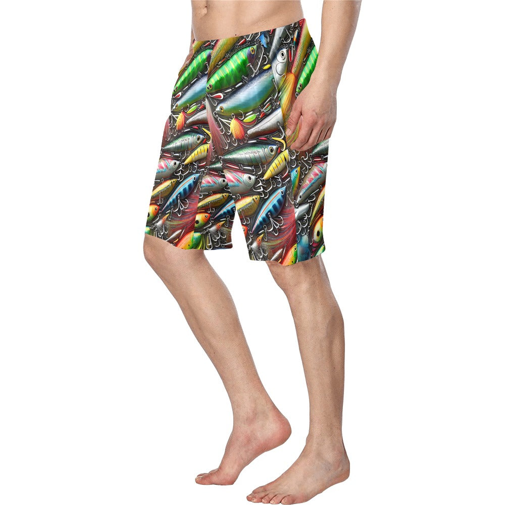 Baha Ranch Men's Fishing Lures Beach Swim Shorts by Baha Ranch Western Wear - product image 4