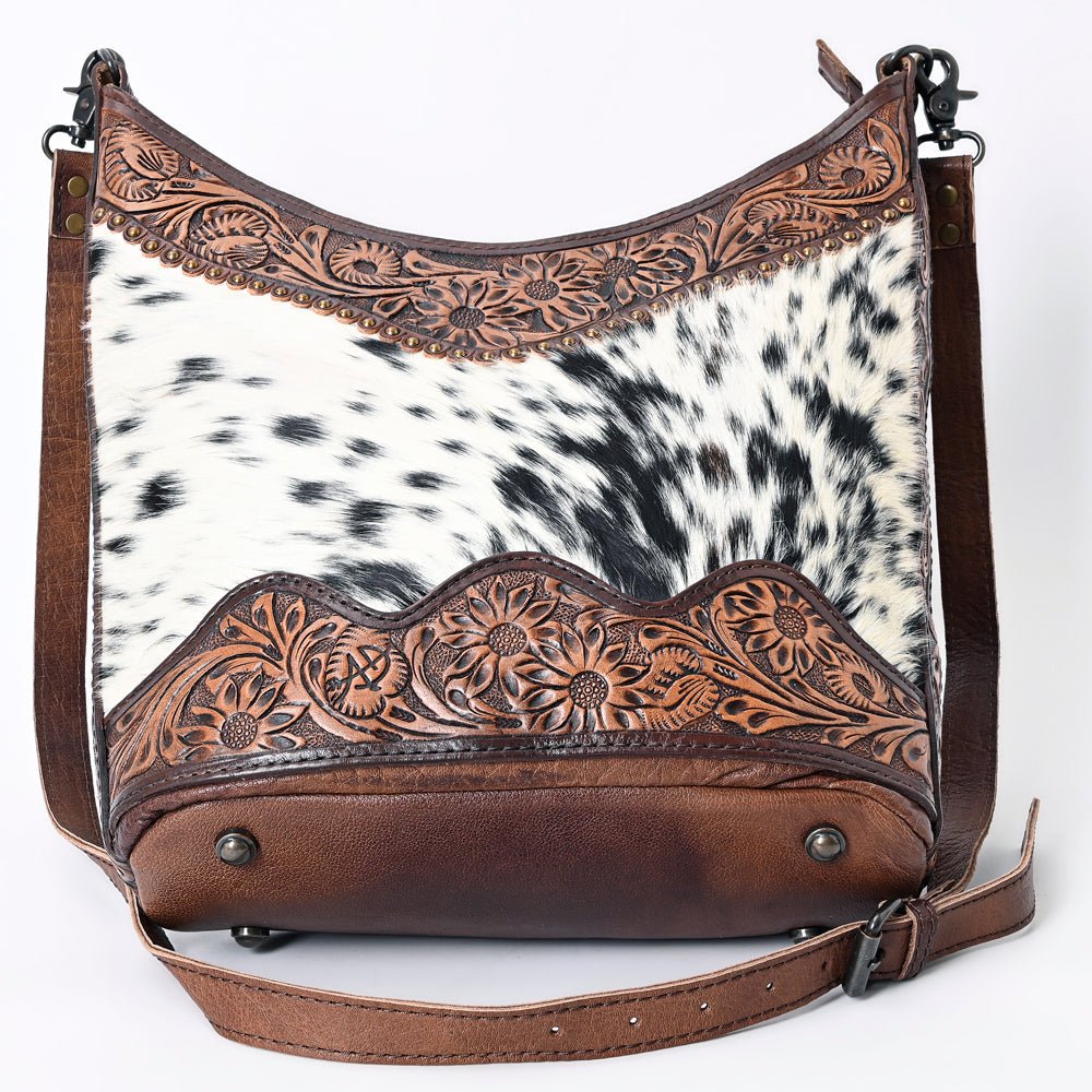 American Darling Hand Tooled Hair-On Genuine Leather