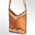 American Darling Hand Tooled Hair-On Genuine Leather