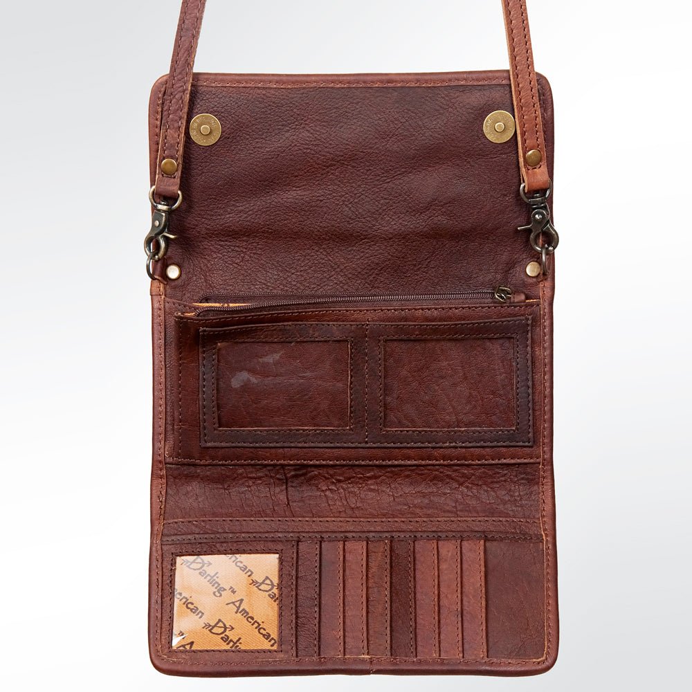 American Darling Hand-Tooled Genuine Leather Wallet