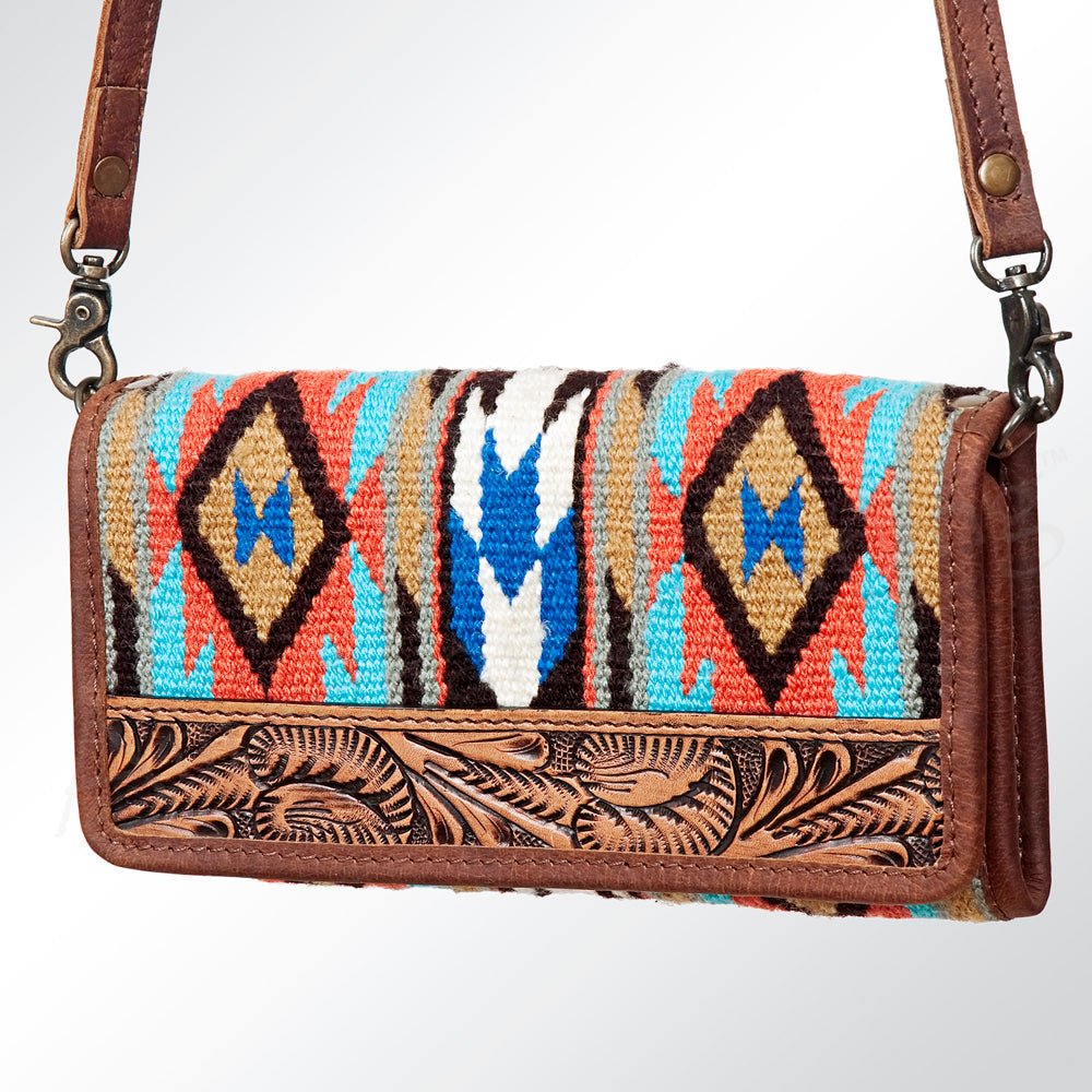American Darling Hand-Tooled Genuine Leather Wallet