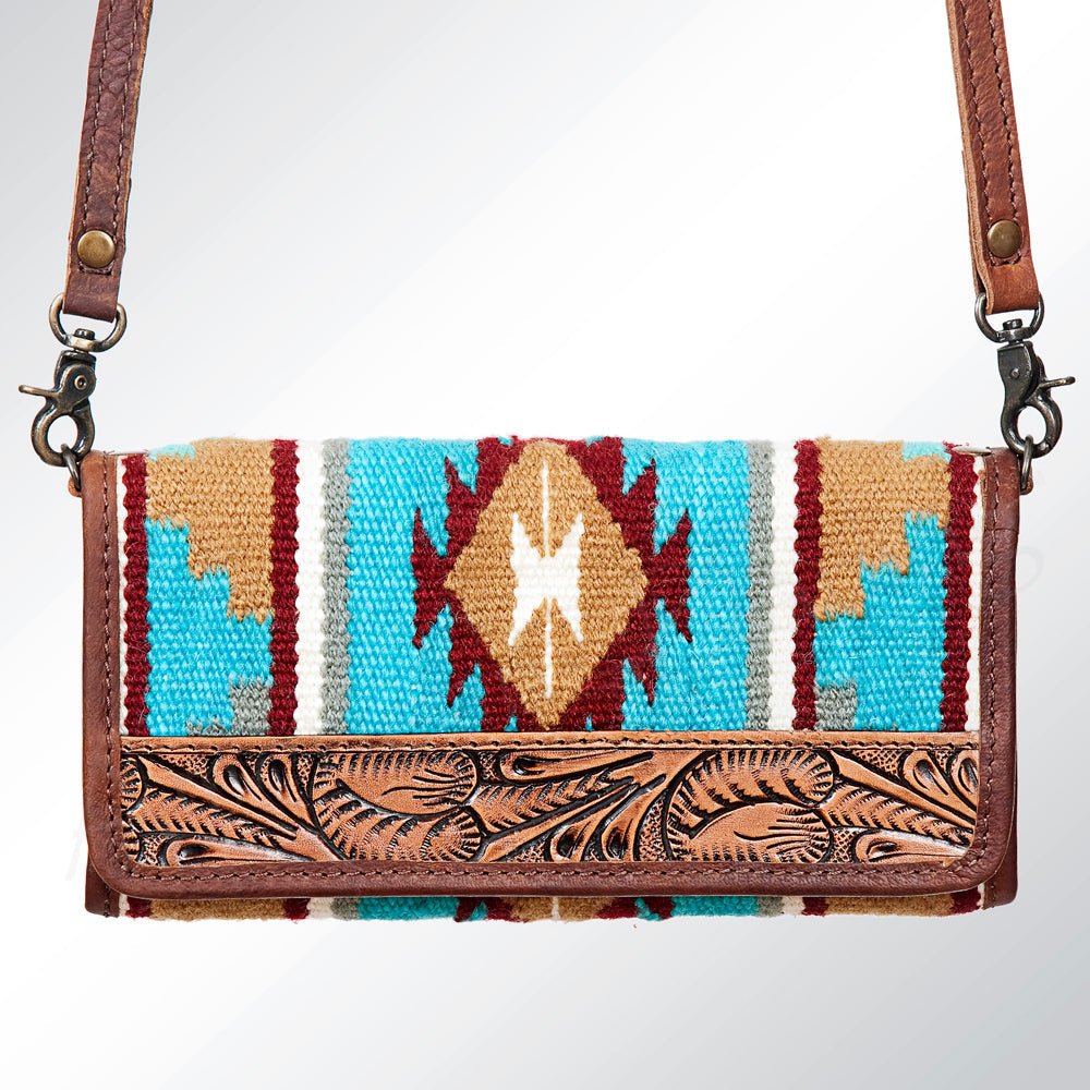 American Darling Hand-Tooled Genuine Leather Wallet