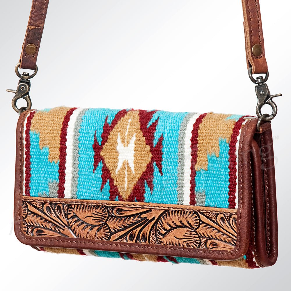 American Darling Hand-Tooled Genuine Leather Wallet