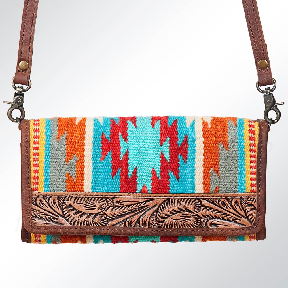 American Darling Hand-Tooled Genuine Leather Wallet