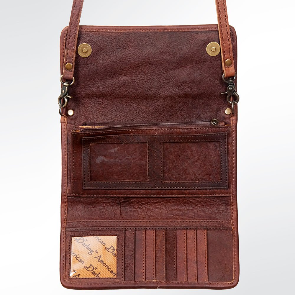 American Darling Hand-Tooled Genuine Leather Wallet