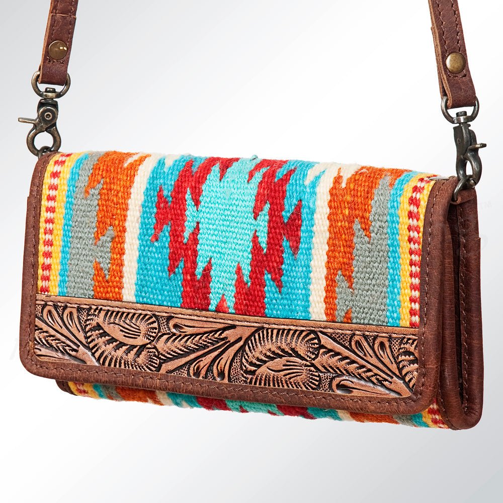 American Darling Hand-Tooled Genuine Leather Wallet