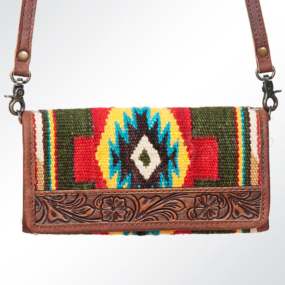 American Darling Hand-Tooled Genuine Leather Wallet