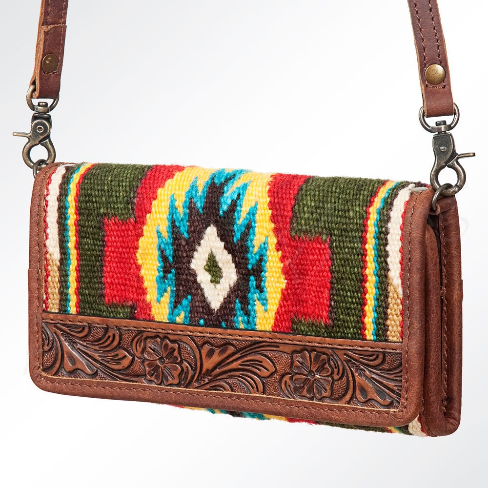 American Darling Hand-Tooled Genuine Leather Wallet