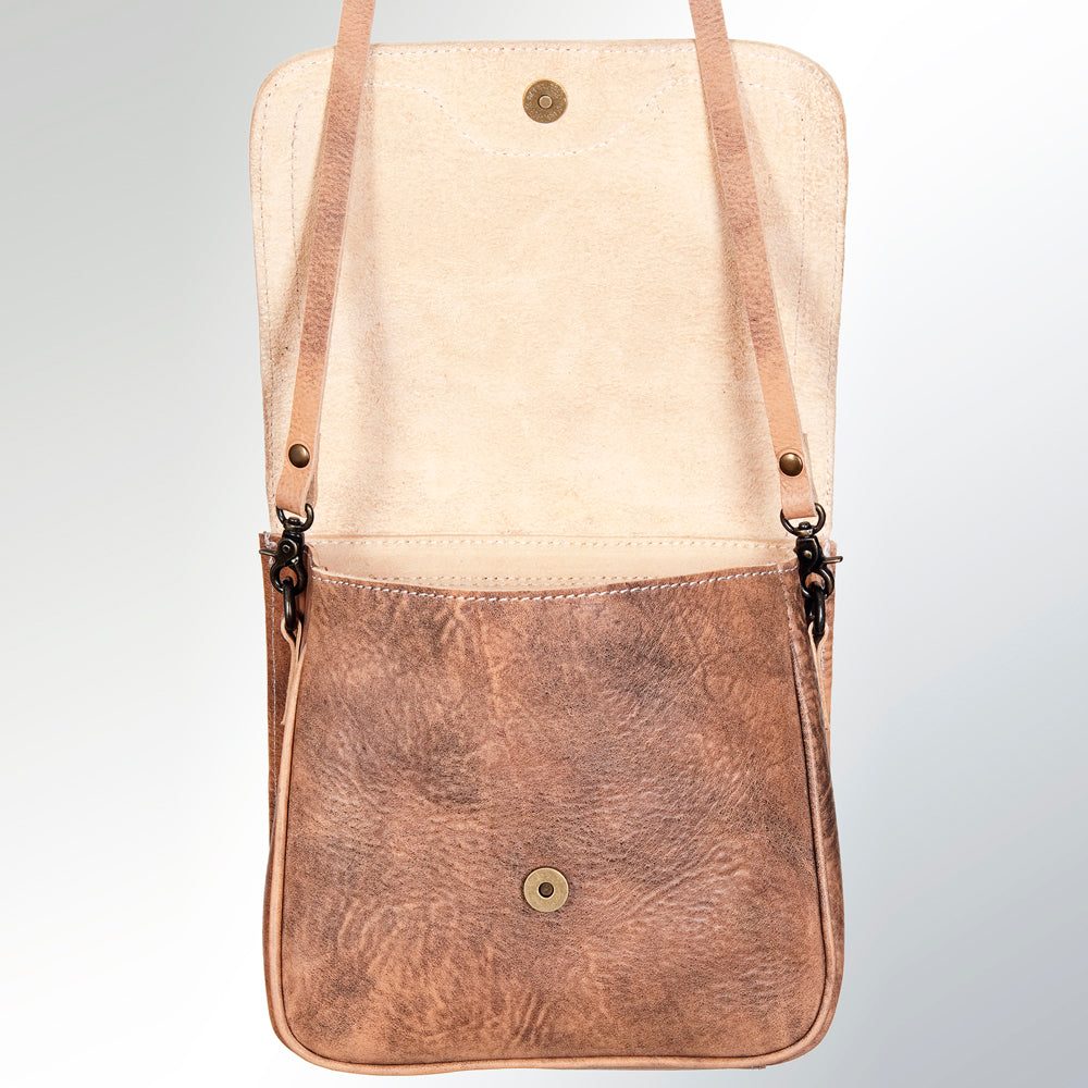 American Darling Cross body Bag Western Genuine Full Grain Leather Purse with YKK Zipper for Women