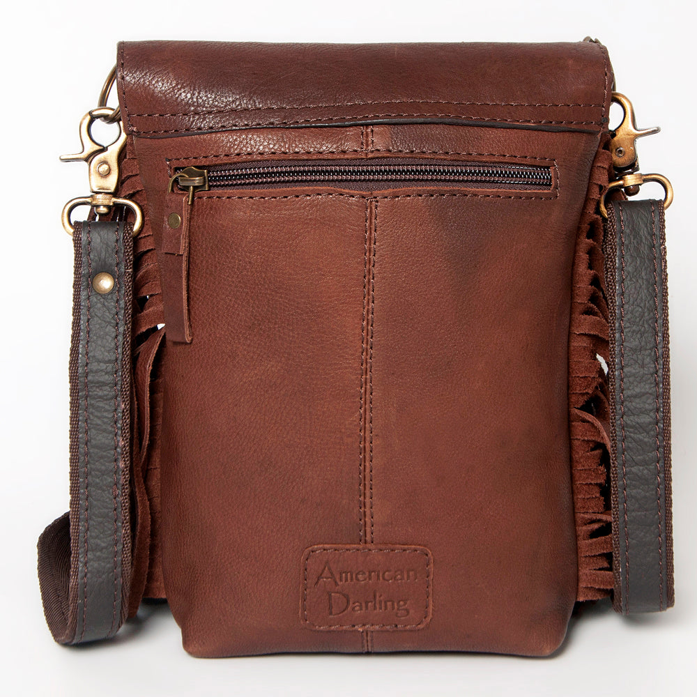 American Darling Genuine Leather Messenger Bag