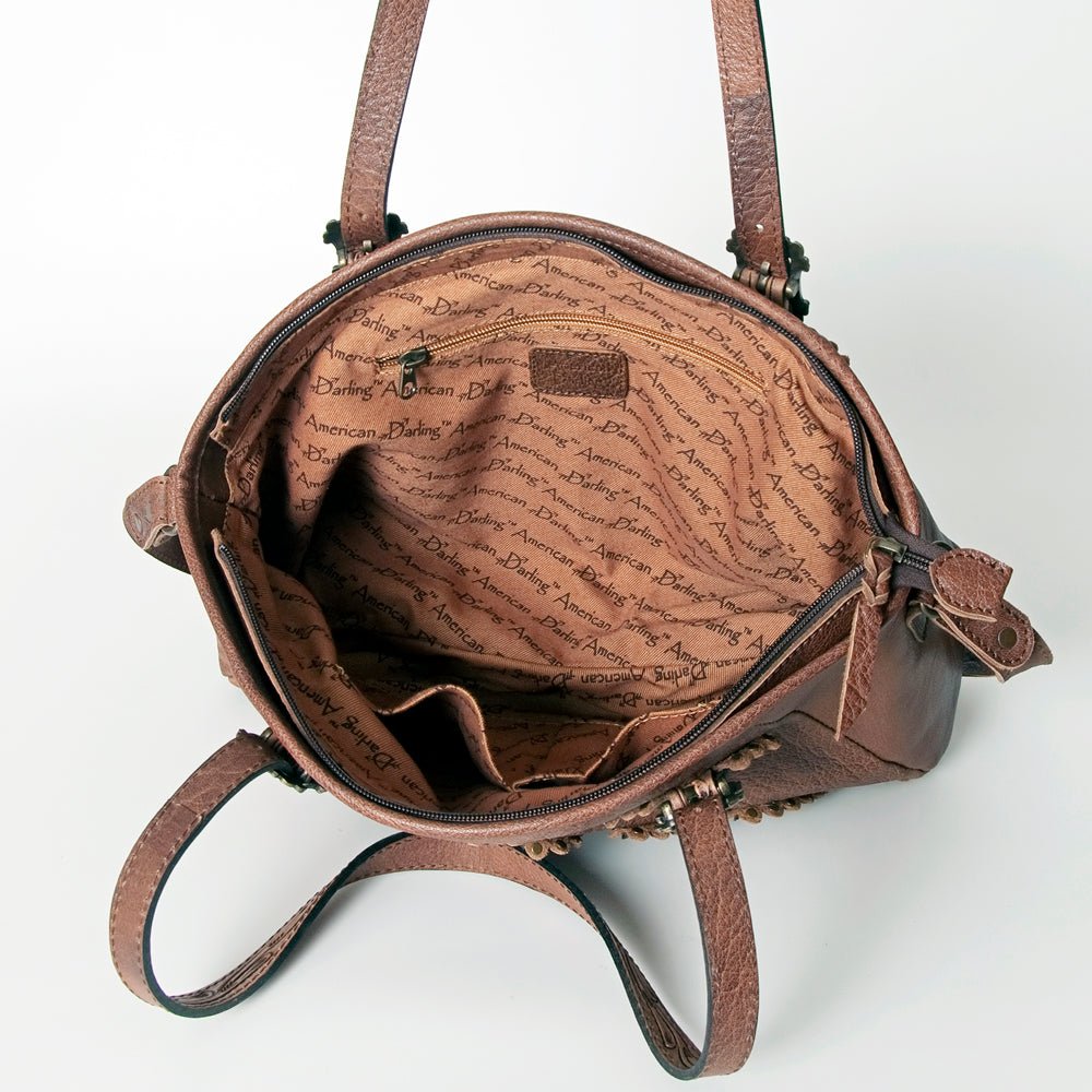 American Darling Hand Tooled Genuine Leather