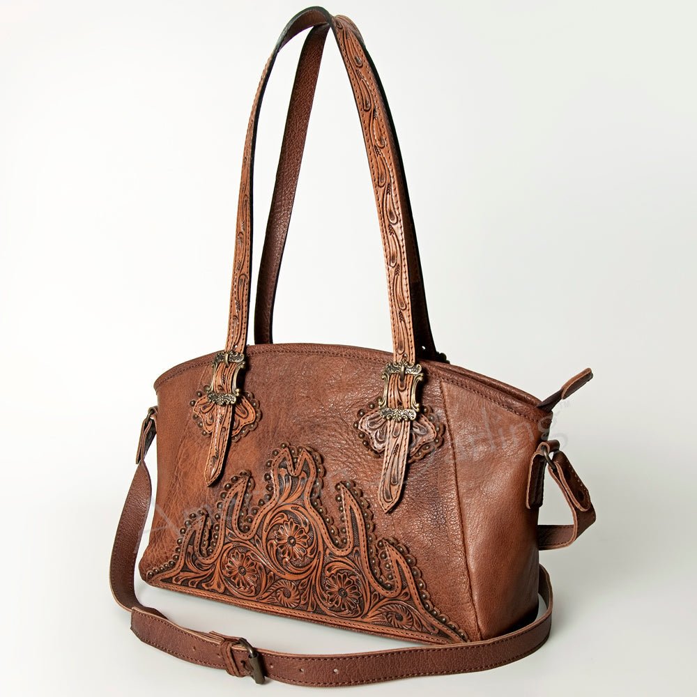 American Darling Hand Tooled Genuine Leather