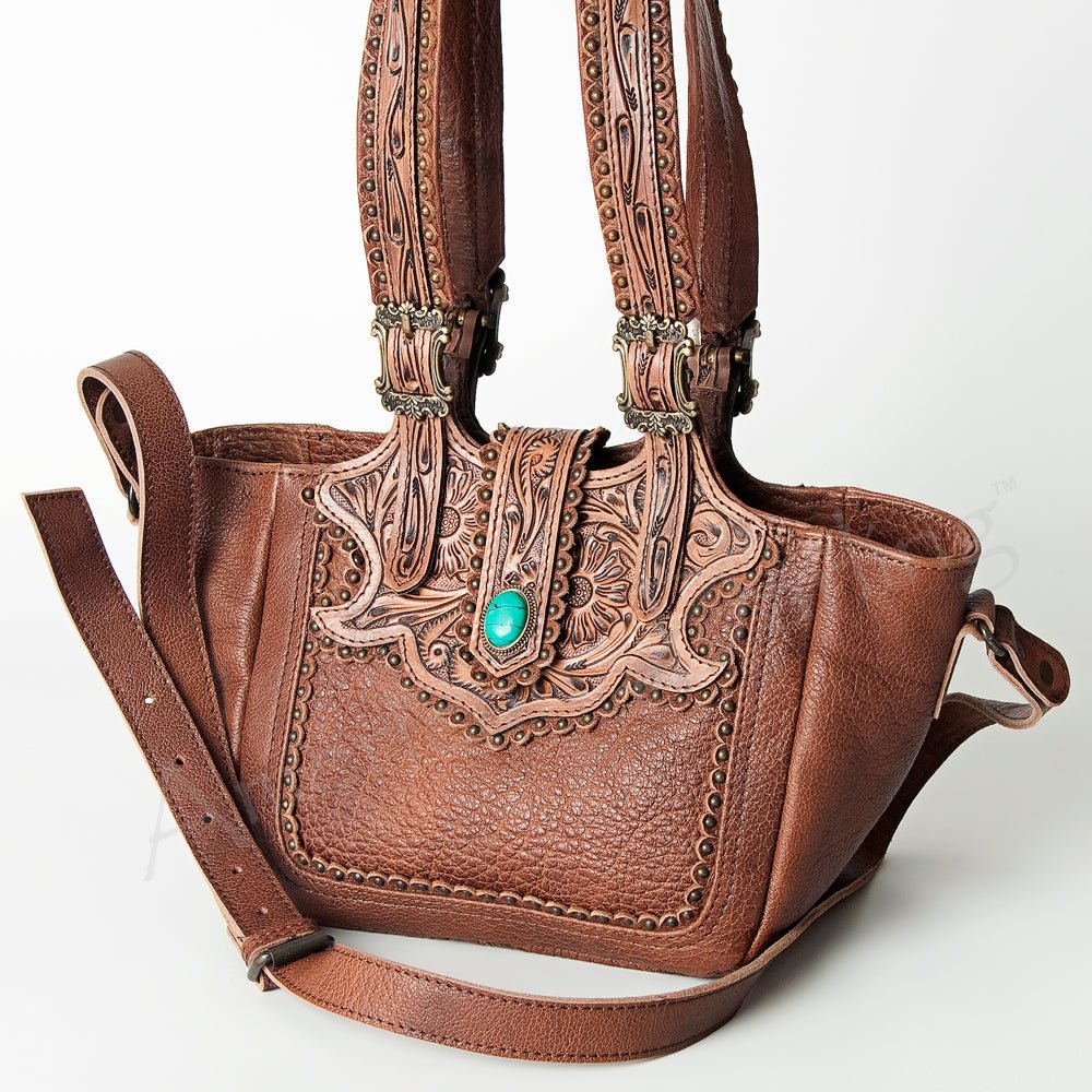 American Darling Hand Tooled Genuine Leather