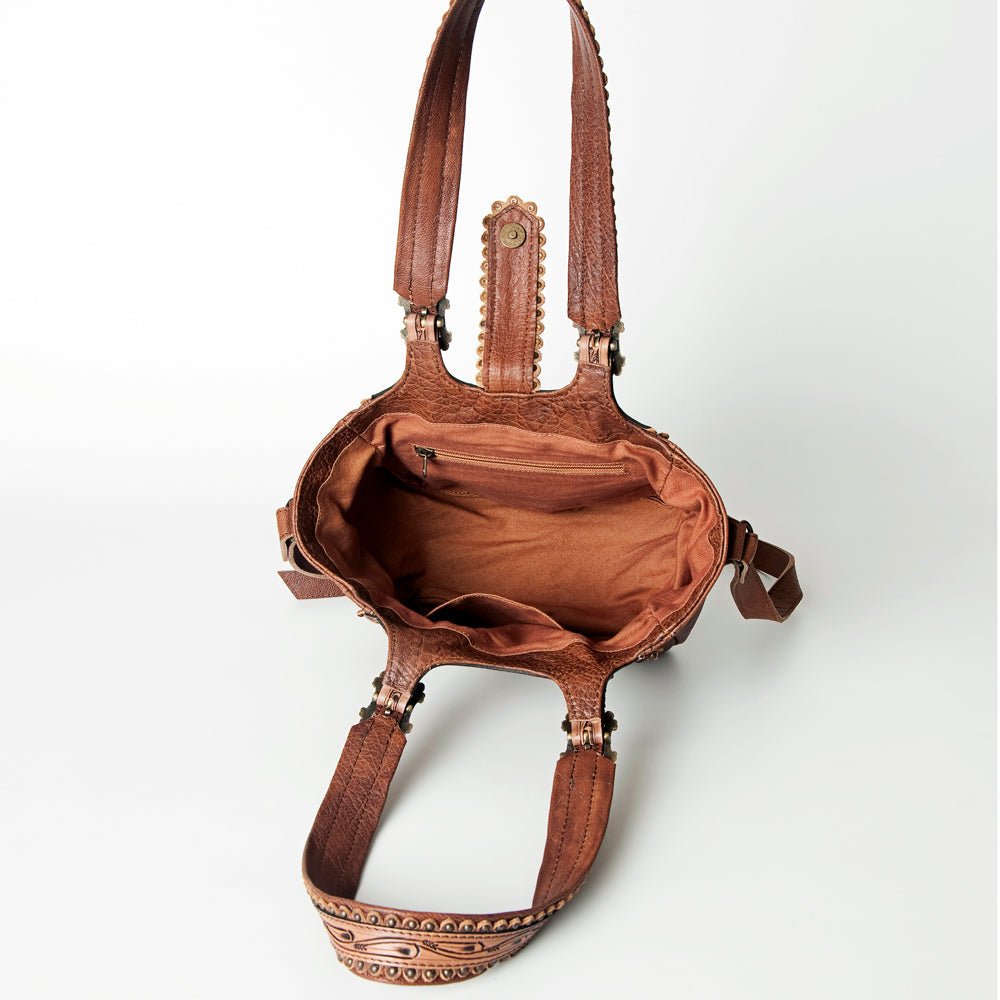 American Darling Hand Tooled Genuine Leather