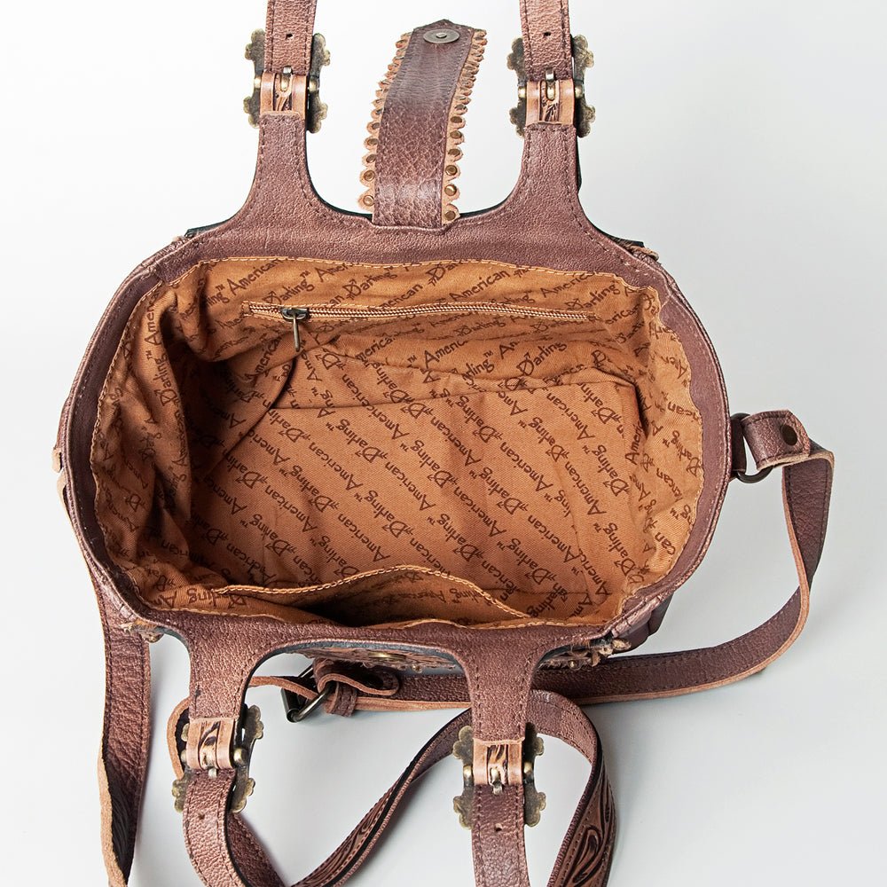 American Darling Hand Tooled Genuine Leather