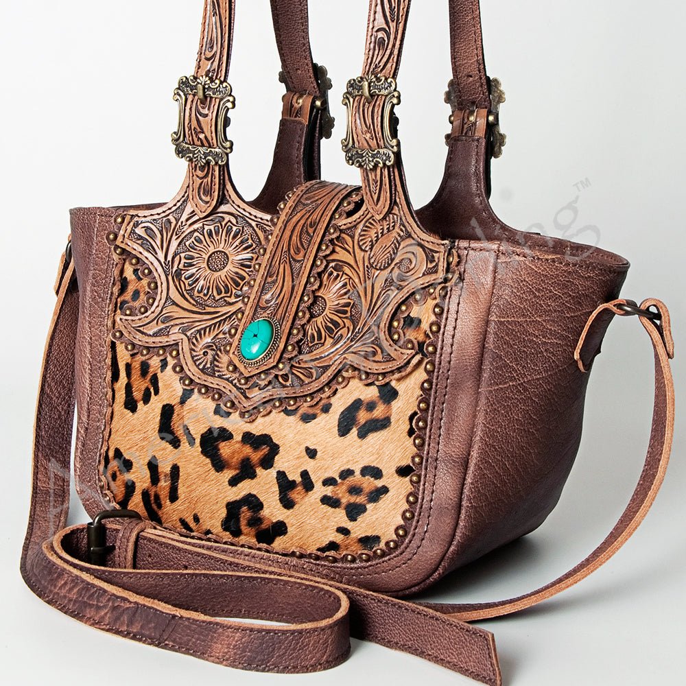 American Darling Hand Tooled Genuine Leather