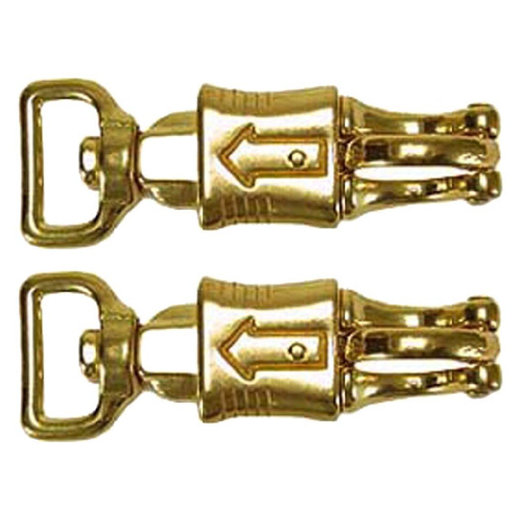 Hilason 1 in X 4-3/8 panic Snap with Eye Solid Brass – Hilason