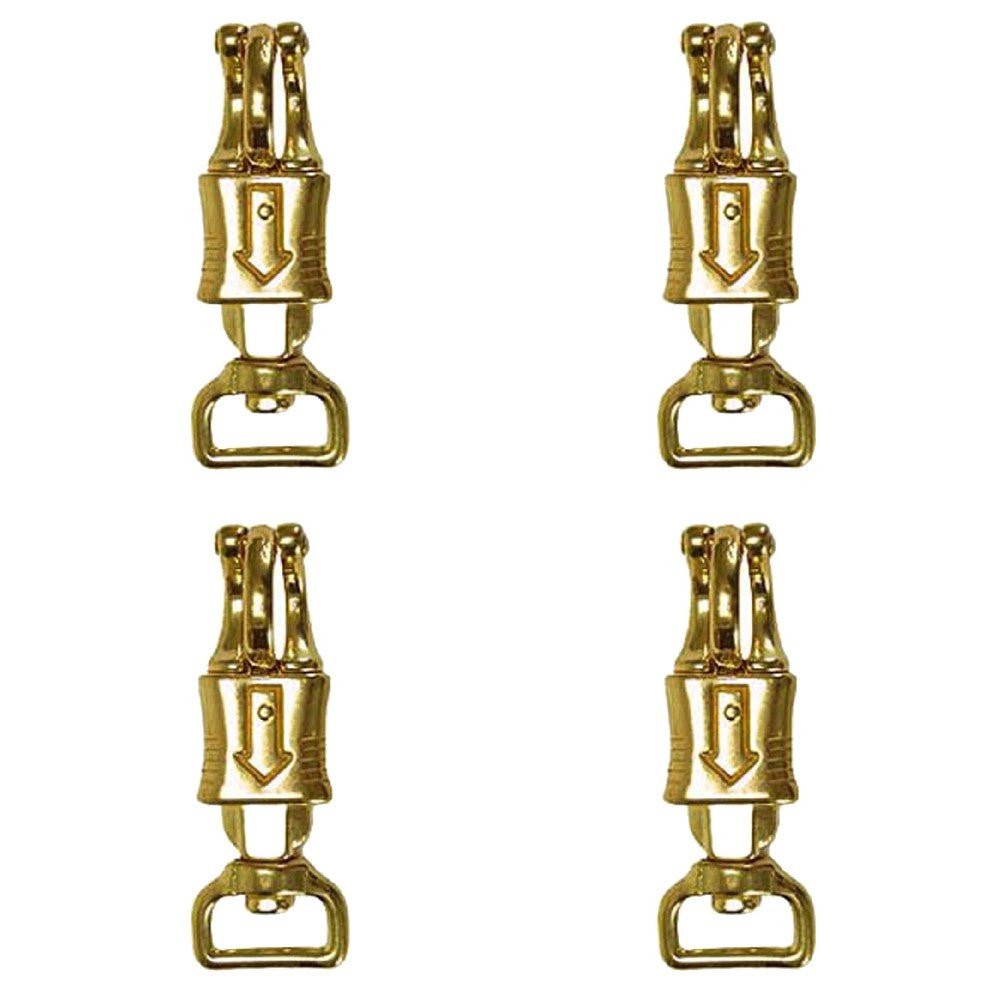 Hilason 1 in X 4-3/8 panic Snap with Eye Solid Brass – Hilason
