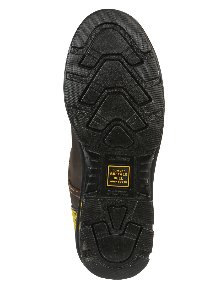 Buffalo & Bull Men’s Work Boots - Brown/Yellow 123031 — view 6