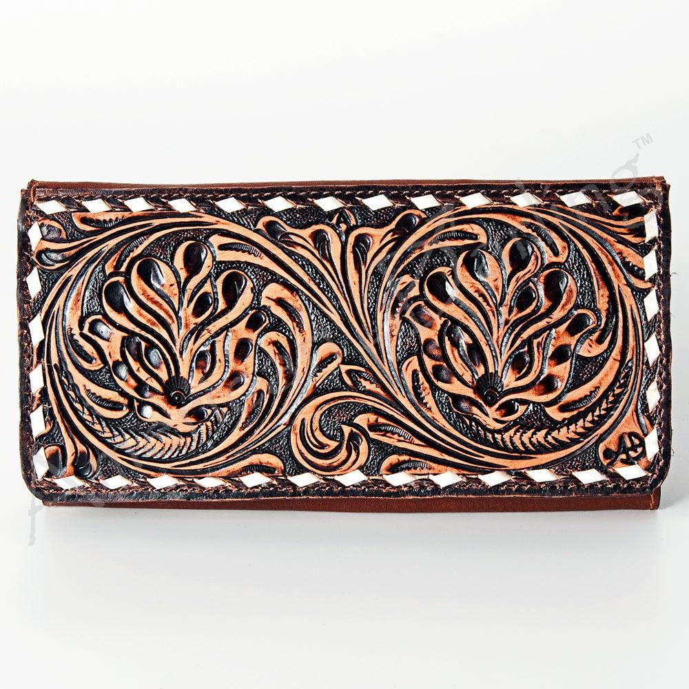 American Darling Hand-Tooled Genuine Leather Wallet