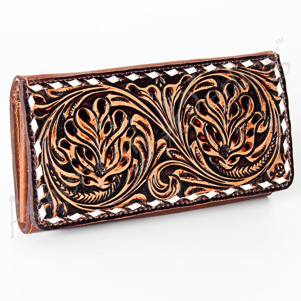 American Darling Hand-Tooled Genuine Leather Wallet
