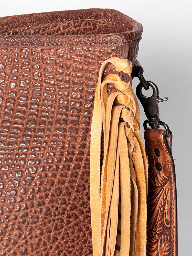 American Darling Messenger Saddle Blanket Genuine Leather