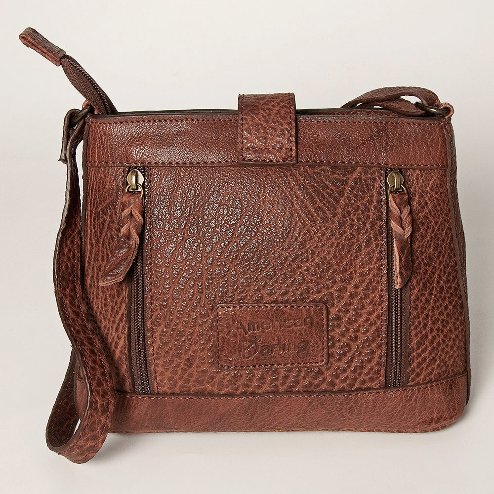 American Darling Hair-On Genuine Leather Crossbody Bag