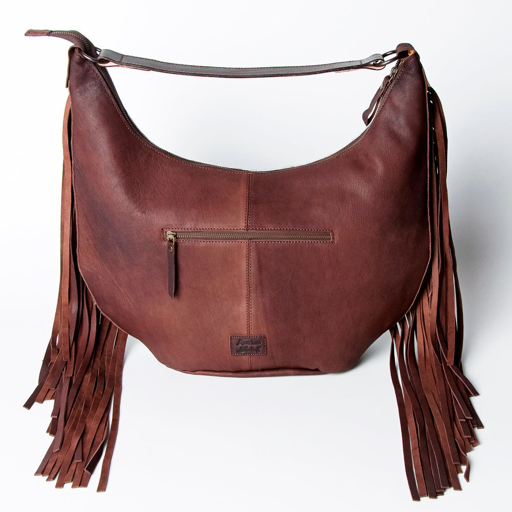 American Darling Hobo Hand Tooled Hair-on Genuine Leather