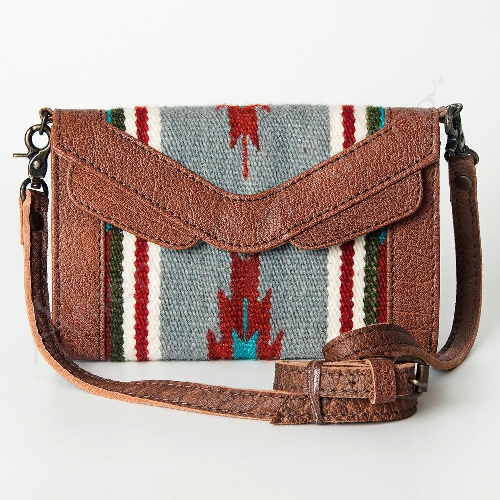 American Darling Saddle Blanket Leather Envelope Bag