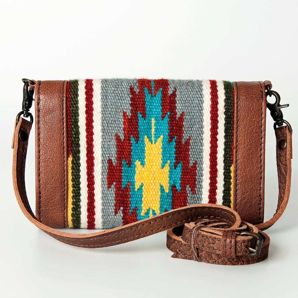 American Darling Saddle Blanket Leather Envelope Bag