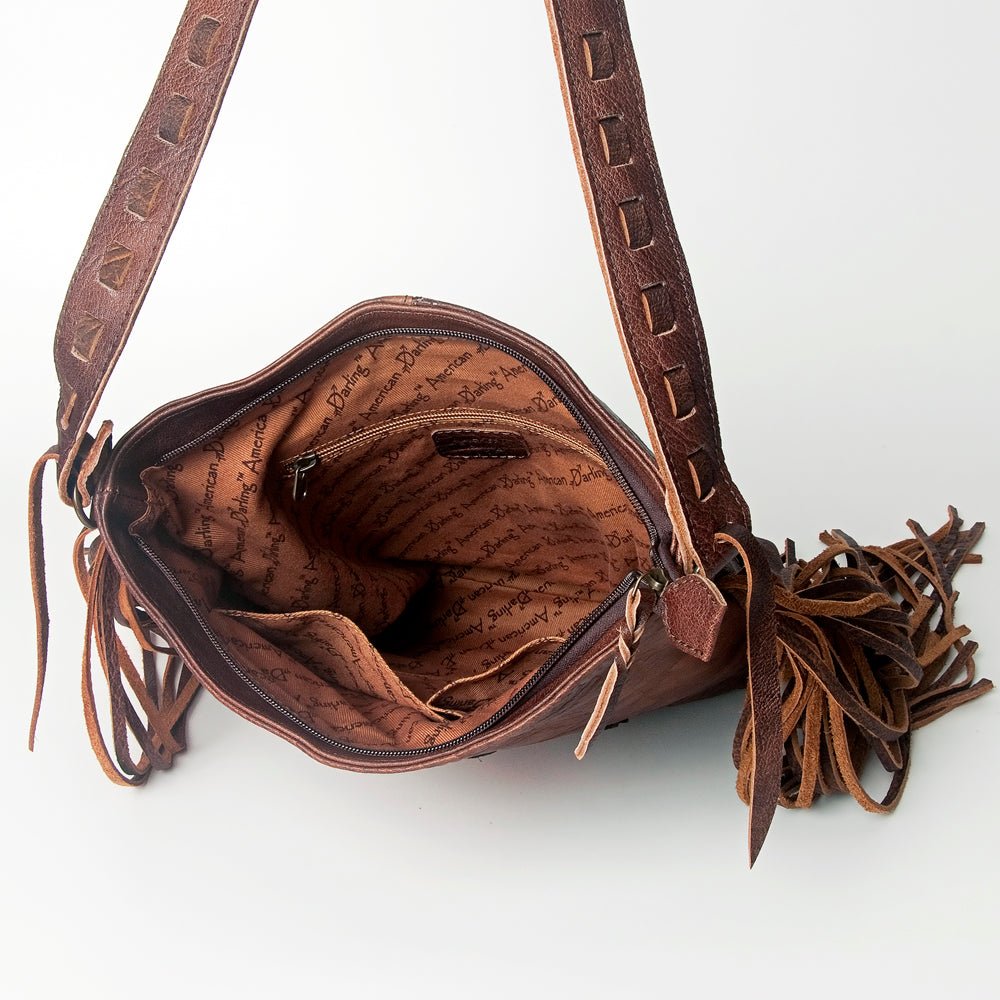 American Darling Hand Tooled Genuine Leather
