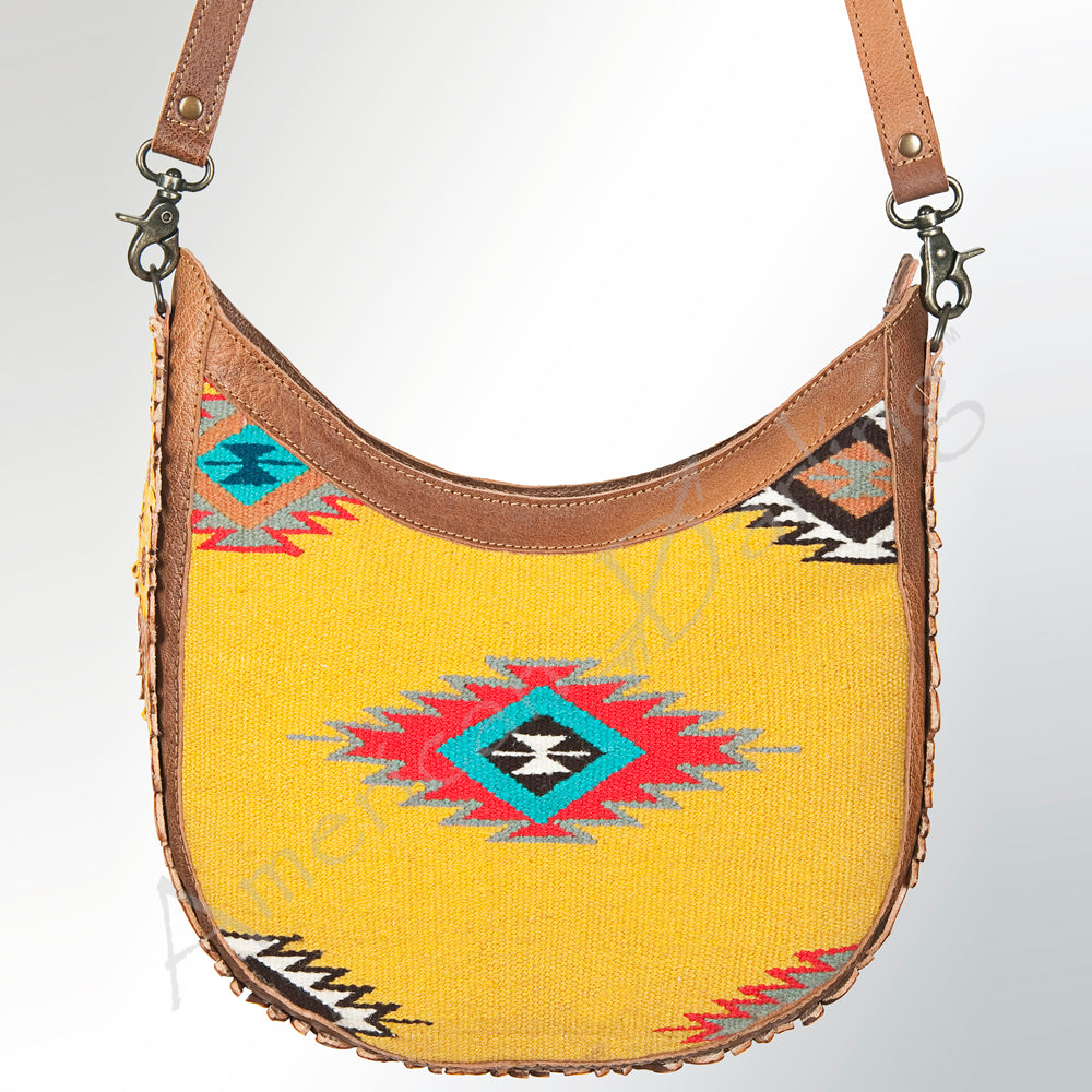 American Darling Saddle Blanket Leather Large Crossbody Bag