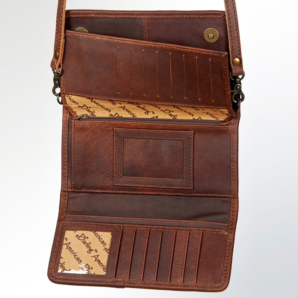 American Darling Hand-Tooled Genuine Leather Wallet
