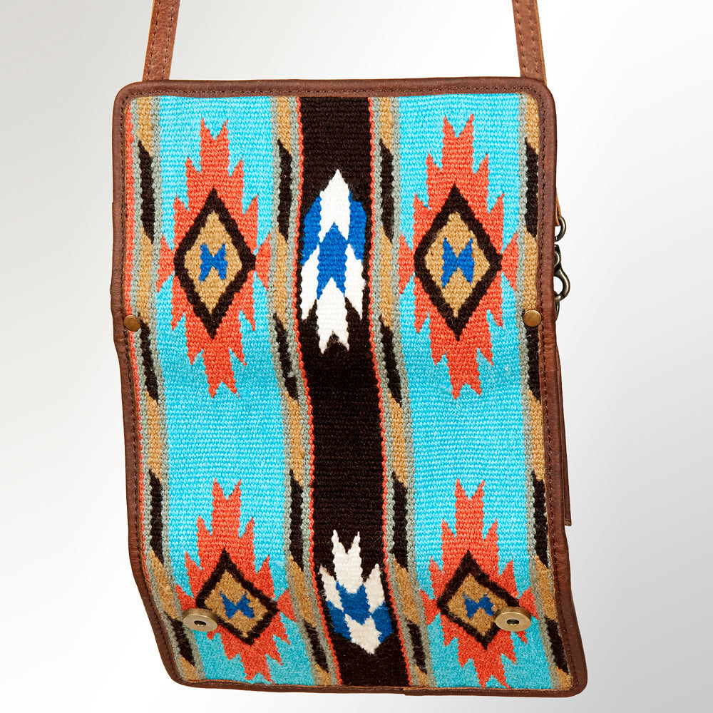 American Darling Western Wallet Bag Hair-On Cowhide Genuine Vegetable Tanned Leather Travel Clutch with YKK Zipper