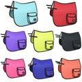 HILASON Western Horse Luxury Quilted Saddle Pads With Pockets