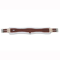 Passport Contoured English Horse Girth W/ 2 Elastic Ends Brown
