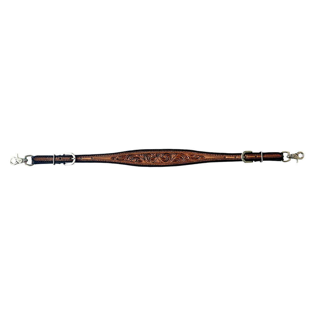 HILASON Western Horse Floral Headstall Breast Collar One Headstall American Leather Tack Set