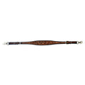 HILASON Western Horse Floral Headstall Breast Collar American Leather Tack Set