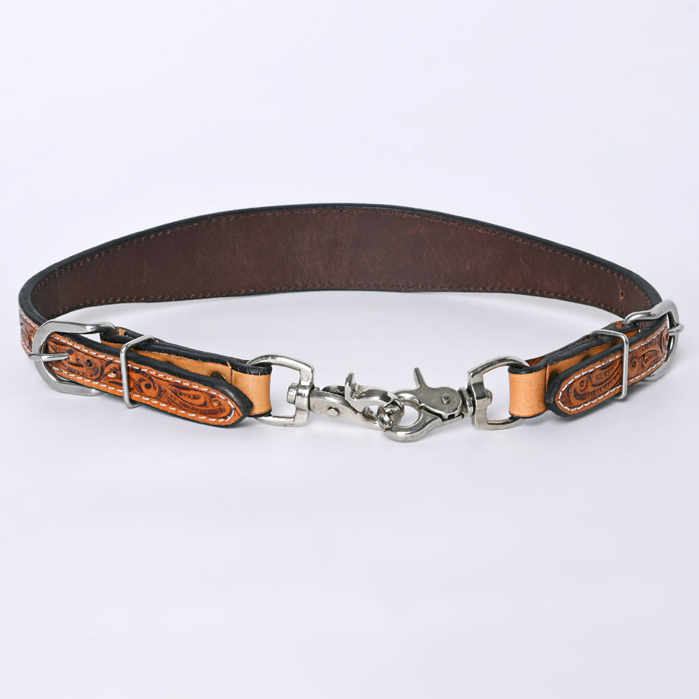 HILASON Western Horse Floral Headstall Breast Collar Wither American Leather Tack Set