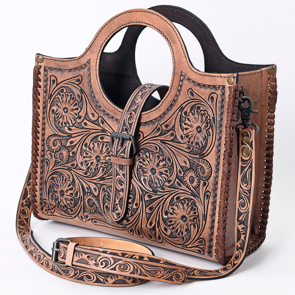 American Darling Tote Hand Tooled Genuine Leather Western Women Bag Handbag Purse | Western Tote Bag | Travel Tote Bags | College Tote Bag | Casual Tote Bag