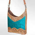 American Darling Hand Tooled Hair-On Genuine Leather
