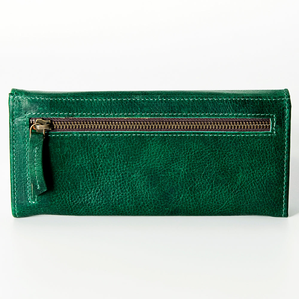American Darling Wallet Hand Tooled Genuine Leather Western Women Bag | Handbag Purse Wristlet Travel Clutch
