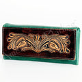 American Darling Wallet Hand Tooled Genuine Leather