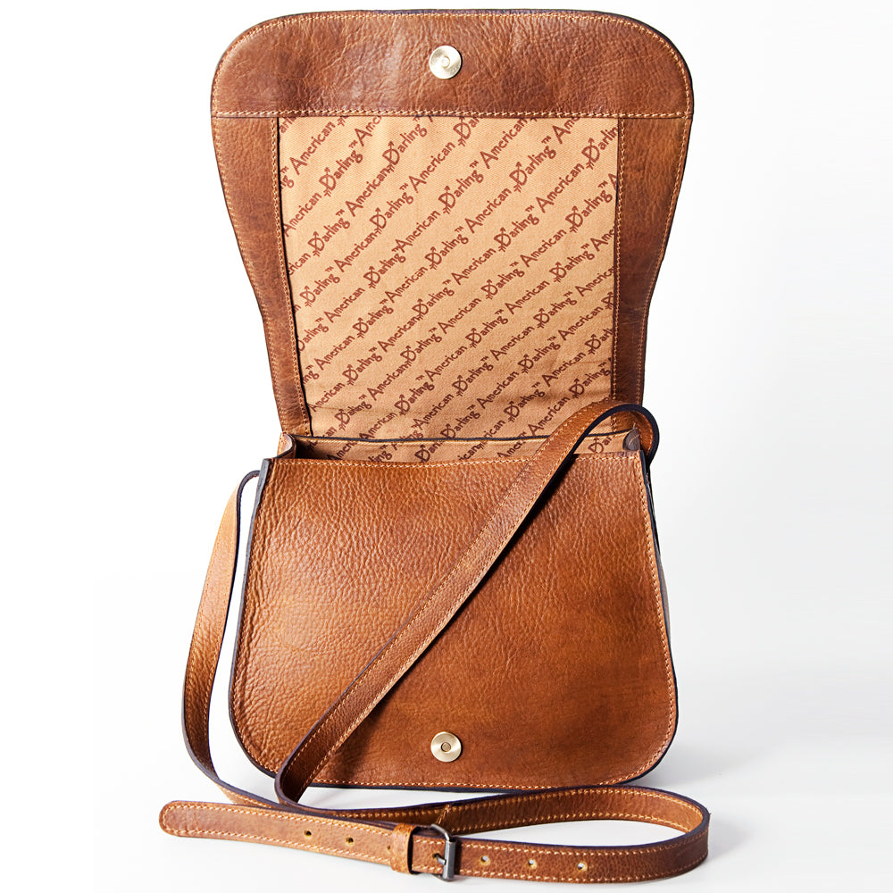 American Darling Cross Body Genuine Leather Western Women Bag | Pink Handbag Purse Crossbody for Cute