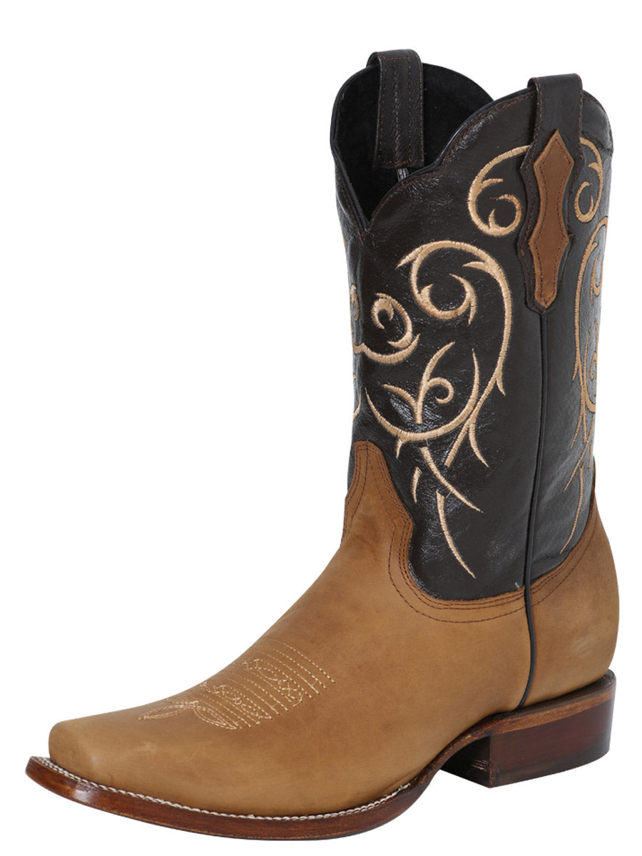 El General Men’s Leather Cowboy Boot - Made in Mexico - Orix 124072