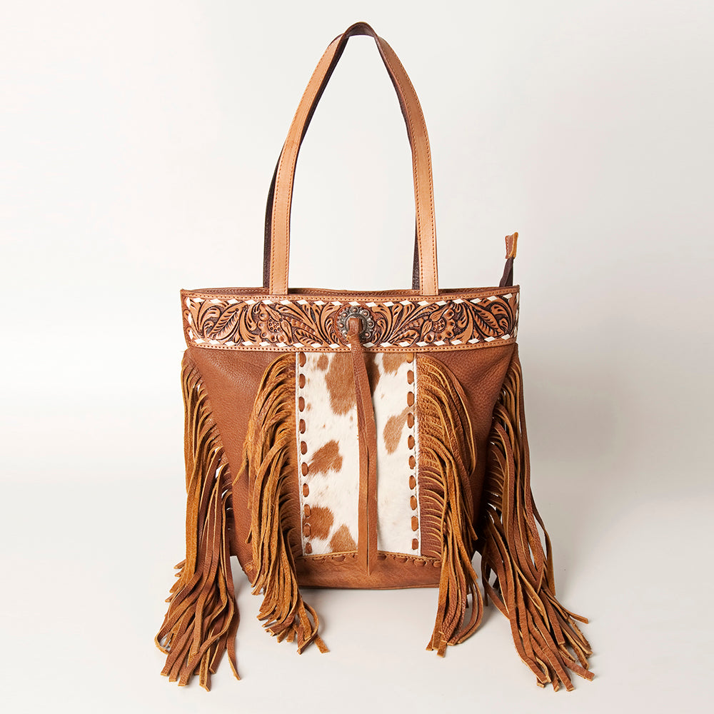 American Darling Hair-On Genuine Leather Tote